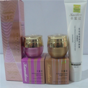 台湾 卡蜜拉 美白祛斑日晚霜+高效能保湿洗颜膏