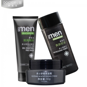 李医生男士控油护肤品90win极速体育_jrs看球网直播吧_JRS直播客户端（控油洁面乳100g+控油爽肤水200ml+舒缓保湿霜50g）