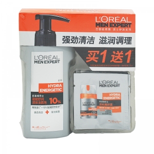 欧莱雅男士劲能舒润液体洁面皂150ml