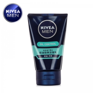 妮维雅 洗面奶男士控油劲爽洁面乳100g清爽控油