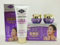 正品靓肤宝胶原肽白里透红美白嫩肤五合一五件套美白保湿护肤